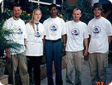 German team leader- Florian Stoffels with his freinds